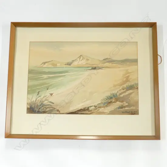 BIRTCHNELL DELPH WATERCOLOUR,COASTAL SCENERY, 360 x 540MM