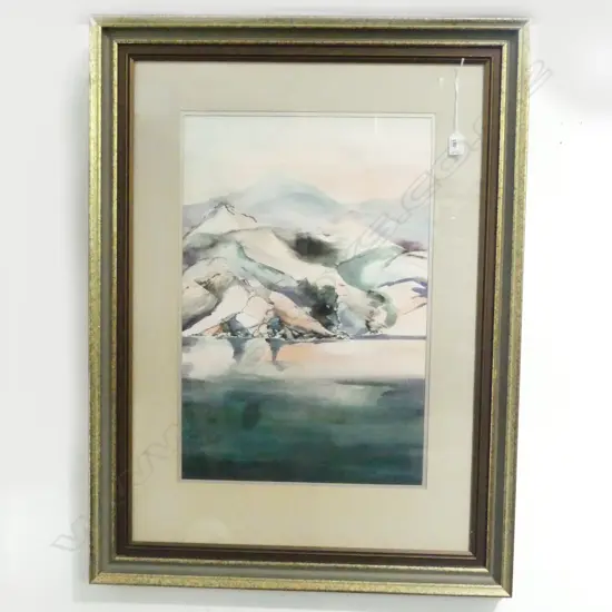 KAROL BURROWS, LANDSCAPE WC, 1985 590x395mm