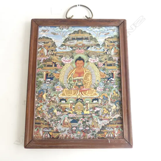 ORIENTAL PLAQUE 365x285mm overall