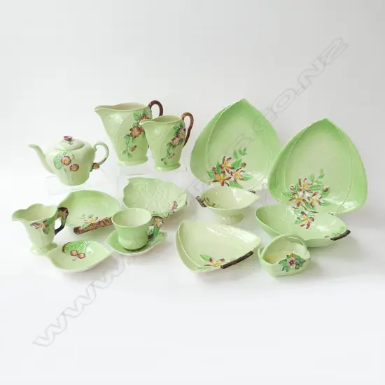 ASST. GREEN LEAF CARLTON WARE
