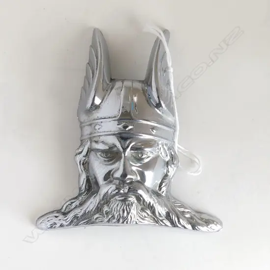 VINTAGE ROVER P4 CAR RADIATOR VIKING MASCOT HOOD BADGE H.95mm