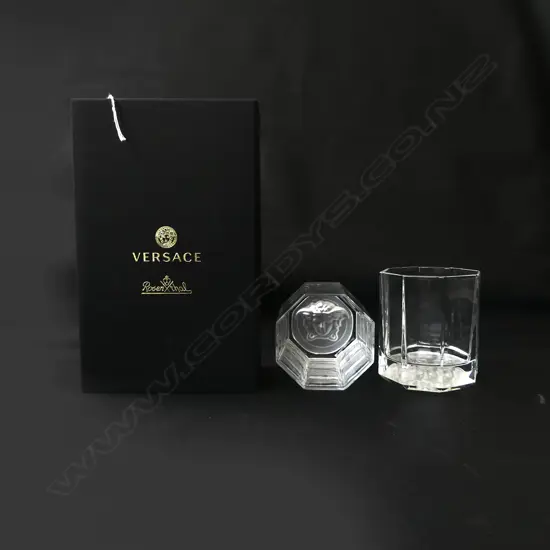 PR ROSENTHAL VERSACE WHISKEY TUMBLERS
