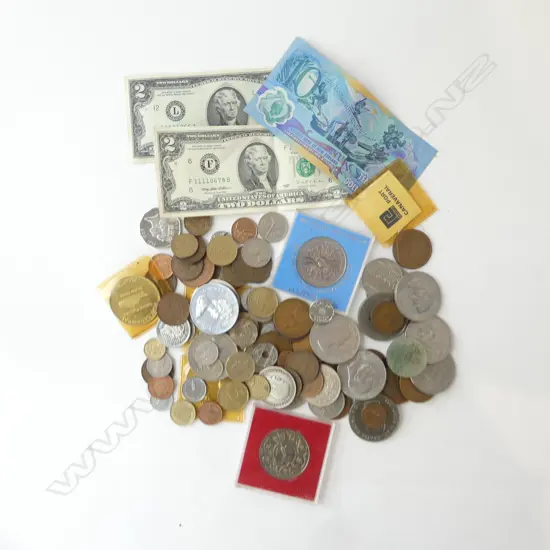 ASST. WORLD NOTES & COINS