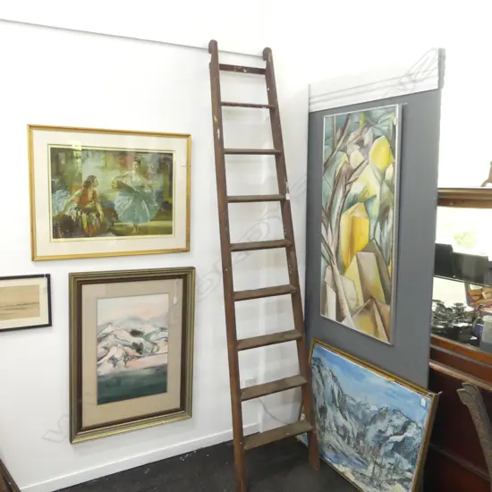 OLD OREGAN LADDER 8 GRADUATED STEP H.2470mm