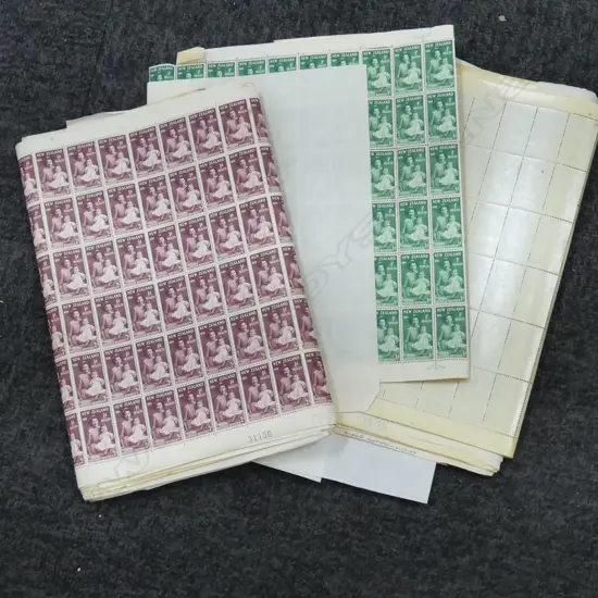 ASST. NZ HEALTH STAMP SHEETS ETC