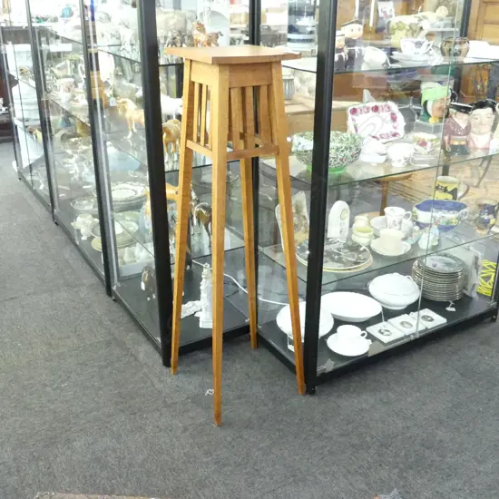 OAK PLANT STAND H.1150mm