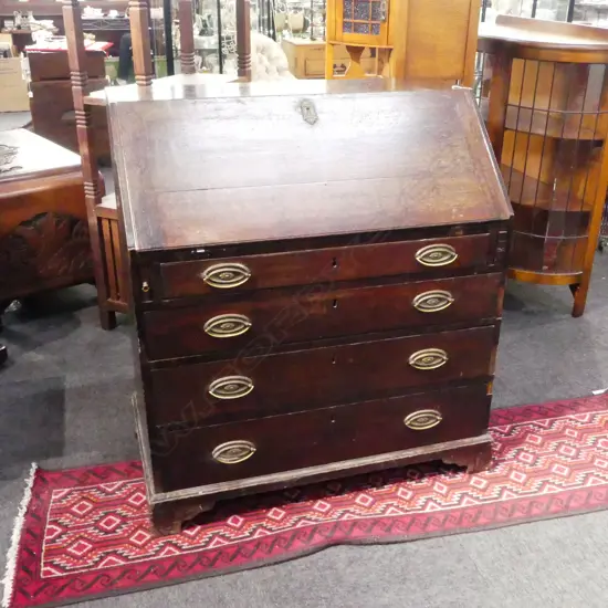 GEORGIAN OAK BUREAU 940x510x1020mm