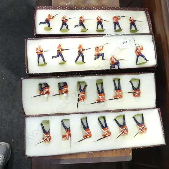 4 BOXED IMPERIAL PRODUCTION N.Z. 'ZULU WAR' COLLECTORS FIGURES