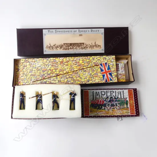 2 BOXED IMPERIAL PRODUCTION N.Z. 'ZULU WAR' COLLECTORS FIGURES