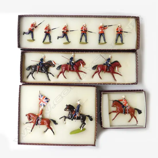 4 BOXED IMPERIAL PRODUCTION N.Z. 'ZULU WAR' COLLECTORS FIGURES