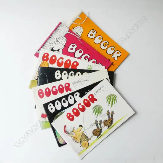 7 BOGOR COMICS; No. 1, 2, 5, 6, 7, 10 & 12