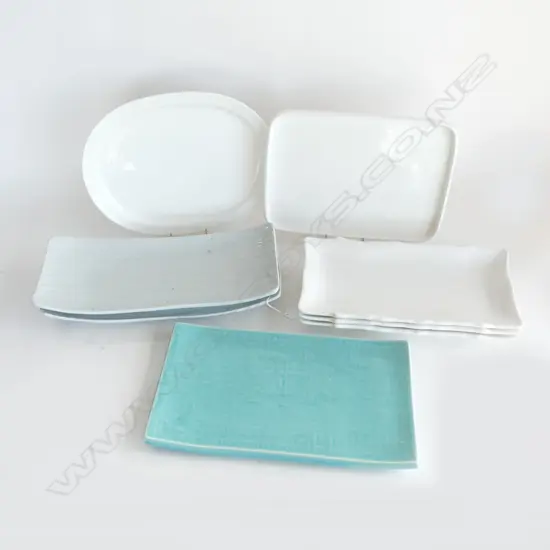 8 LG CERAMIC PLATTERS L.410mm