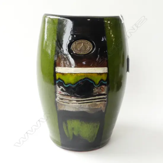 GREEN MORRIS & JAMES VASE H.285mm