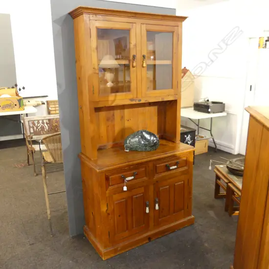 PINE 2 PART BOOKCASE UNIT 1010x450x1950mm