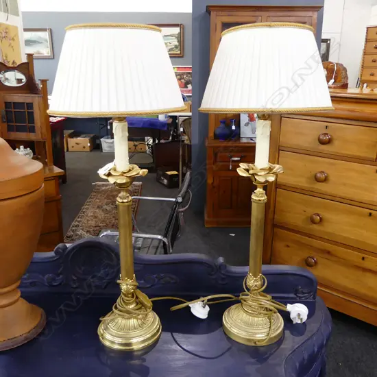 PR ITALIAN GOLD TABLE LAMPS H.640mm