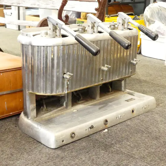 AUSTRIAN 'TEDDY' COFFEE MACHINE BY OTTO SWADLO, WIEN 650x300x450mm