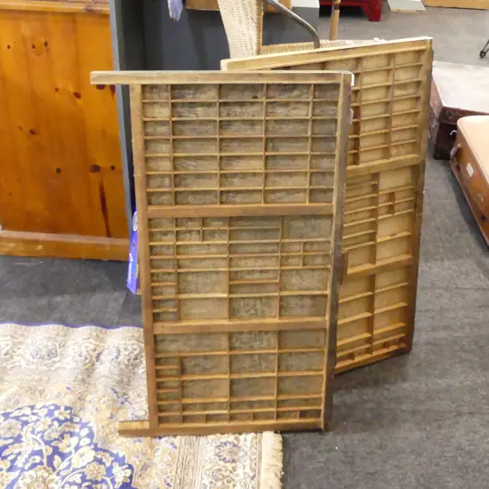 2 PRINTER TRAYS, 820 x 495mm.