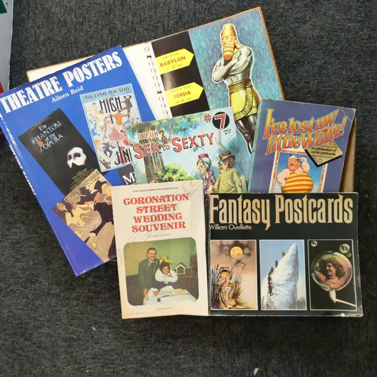 BOOKS; POSTCARD, POSTER INTEREST