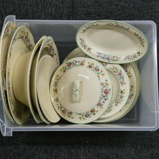 JOHNSON BROS. 'GEOGIAN NOSEGAY' PART DINNER SERVICE