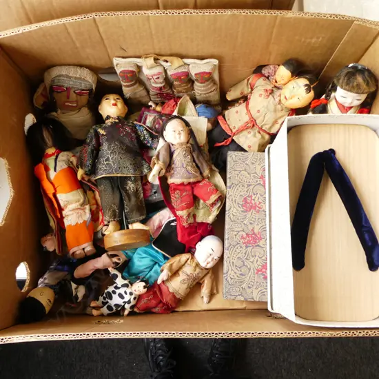 VINTAGE ORIENTAL DOLLS ETC