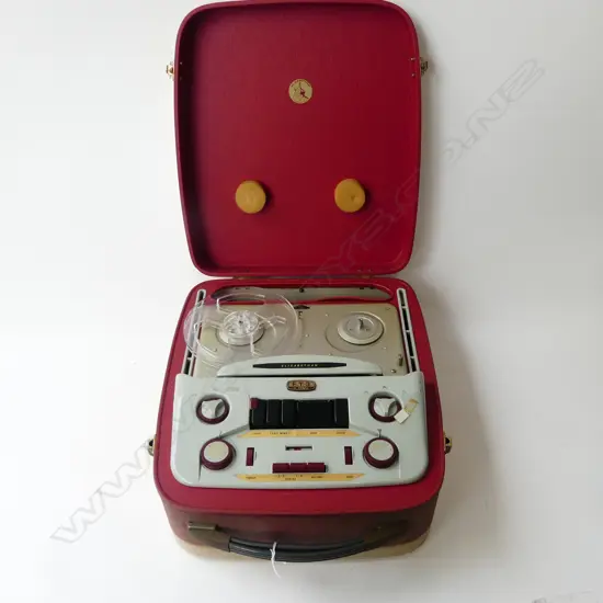 'ELIZABETHAN' TAPE RECORDER, CASED