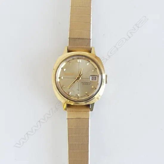 SEIKO VINTAGE GOLD PLATE LADIES WRISTWATCH running