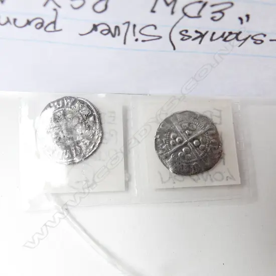 2 EDWARD 1st PENNIES