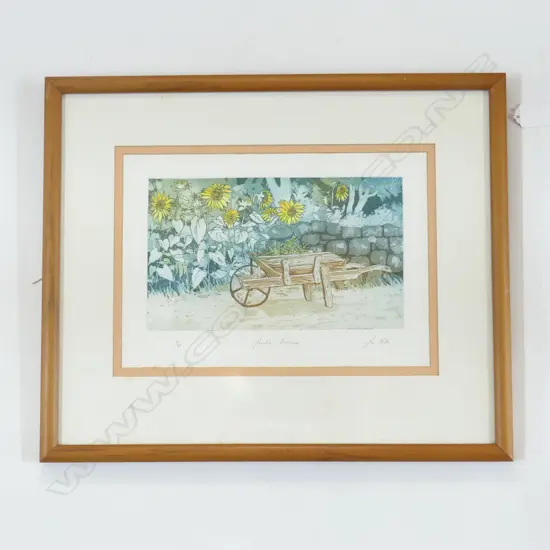 JAN MILLER 'JACK'S BARROW' ETCHING 7/80 SIGNED, 200 x 280mm