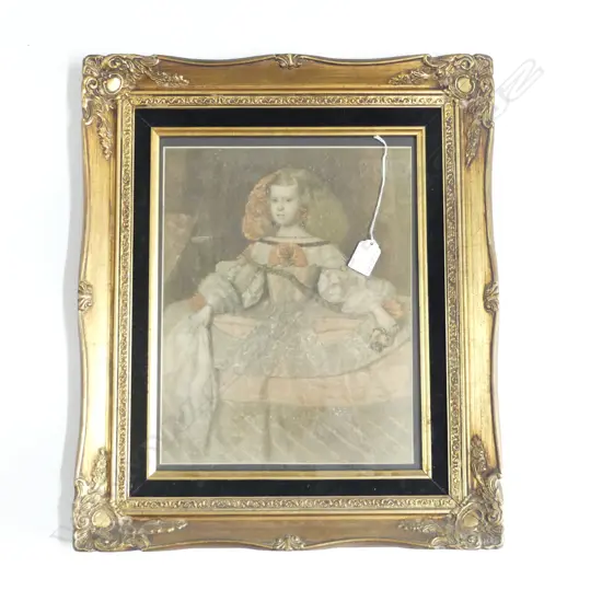 VELASQUEZ MARGARITA TERESA PRINT (FADED) 325x250mm