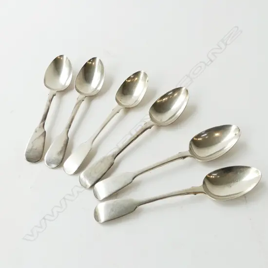 6 S/SILVER VICT DESSERT SPOONS 276GMS