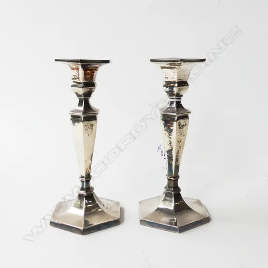 PR STG SILVER CANDLESTICKS H.175mm