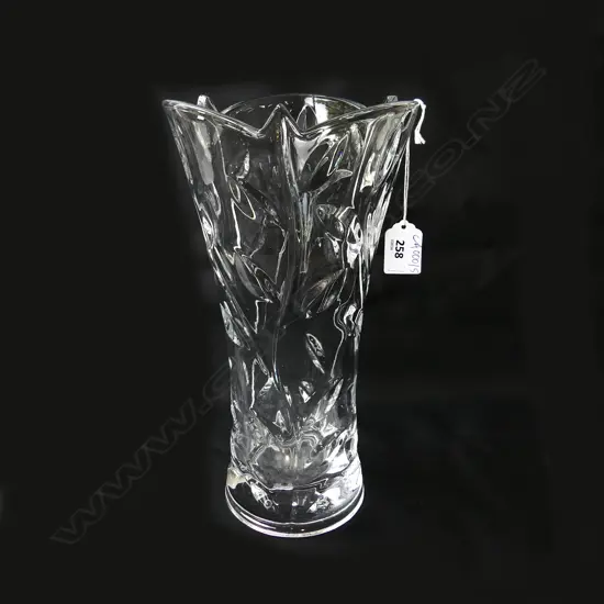CRYSTAL VASE H.290mm