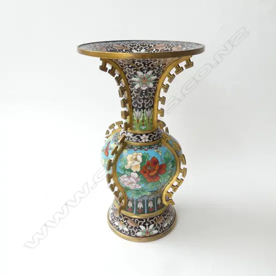 CLOISONNE VASE H.260mm