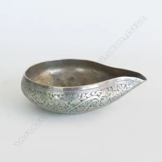 ISLAMIC SILVER PAP BOAT DIA100MM 99GMS