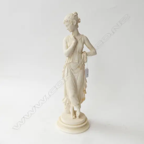 WHITE RESIN CLASSICAL FIGURE H.420mm