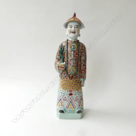 TALL CERAMIC CHINESE FIGURE H.550mm