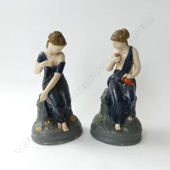 PR VINTAGE CERAMIC FIGURES FAULTS, H330mm