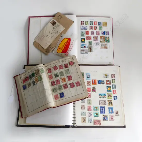 3 VINTAGE WORLD STAMP ALBUMS