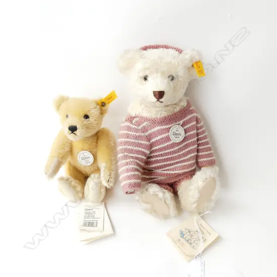 2 STEIFF TEDDY BEARS H.240mm