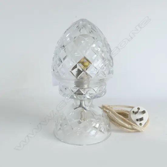CRYSTAL TABLE LAMP H.210mm