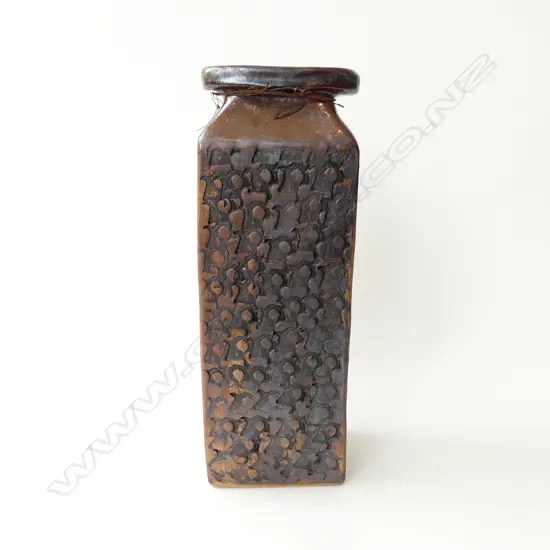 A CUBIST POTTERY VASE  H.400mm