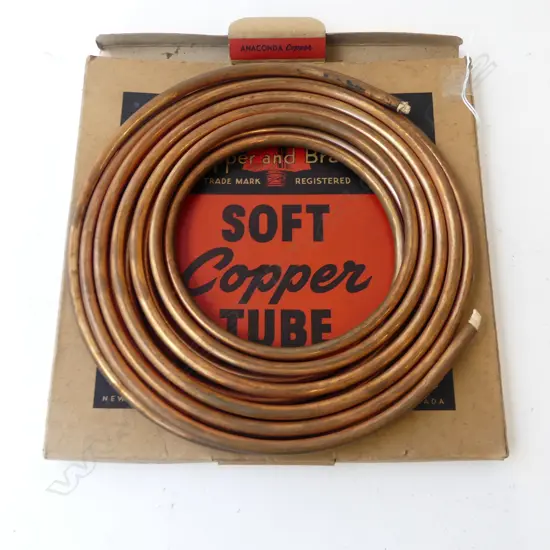 BOXED ANACONDA COPPER STILL MAKERS TUBE 25FT COIL