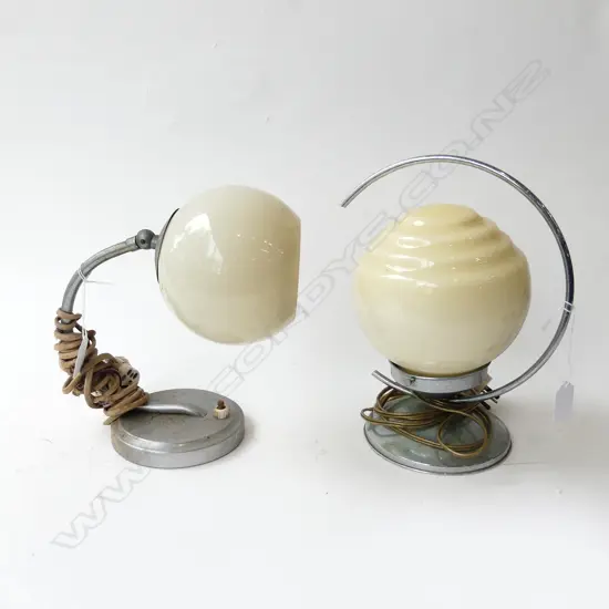 TWO ART DECO LAMPS