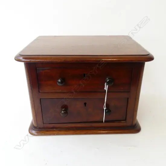 SMALL ANTIQUE MAHOGANY DRAWERS 315x235x215mm