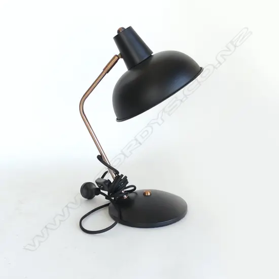 BLACK METAL LAMP H.380mm