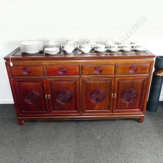 CHINESE ROSEWOOD SIDEBOARD/BUFFET
