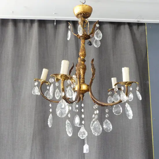 5 LIGHT CHANDELIER H.640mm, 450mm dia