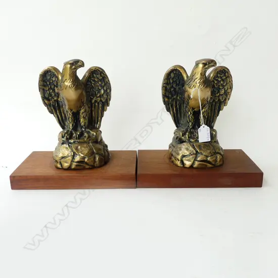 PR BRASS EAGLE BOOKENDS H.250mm