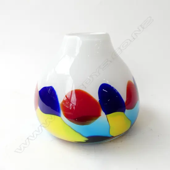 ART GLASS VASE H.190mm