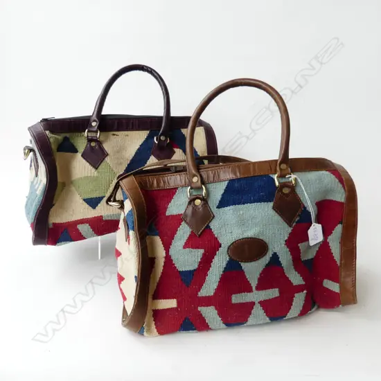 2 KELIM HANDBAGS L360MM